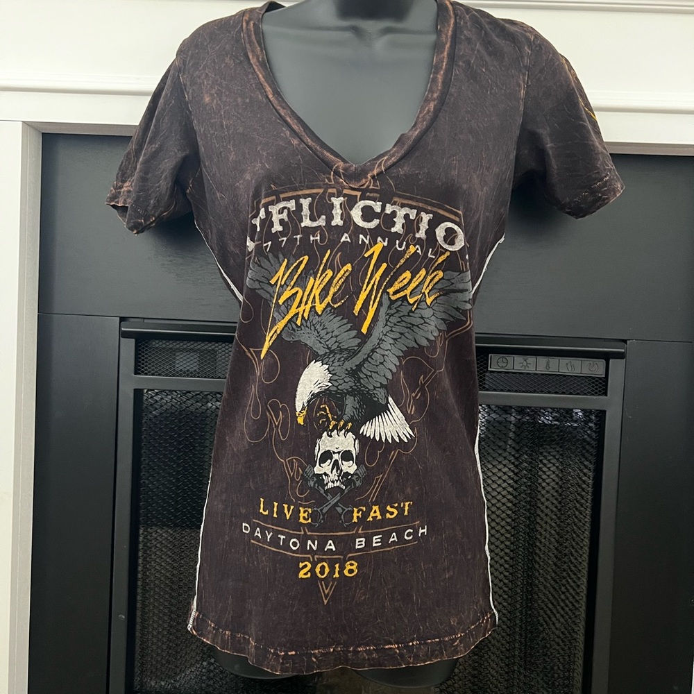 Affliction 2018 Daytona Bikeweek addition tshirt